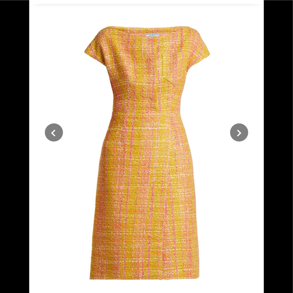 Prada tweed dress size 4US NWOT Price is firm/ Lowest offer due to moving.